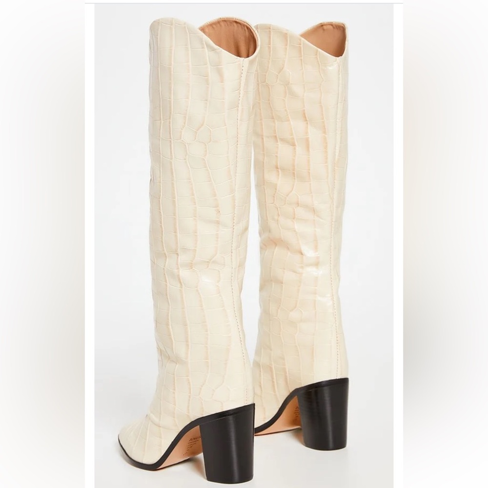 Schutz Maryana Boot in eggshell 8.5 EUC - Picture 3 of 10